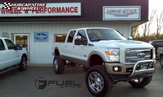 vehicle gallery/ford f 250 fuel hostage d530 0X0  Chrome wheels and rims